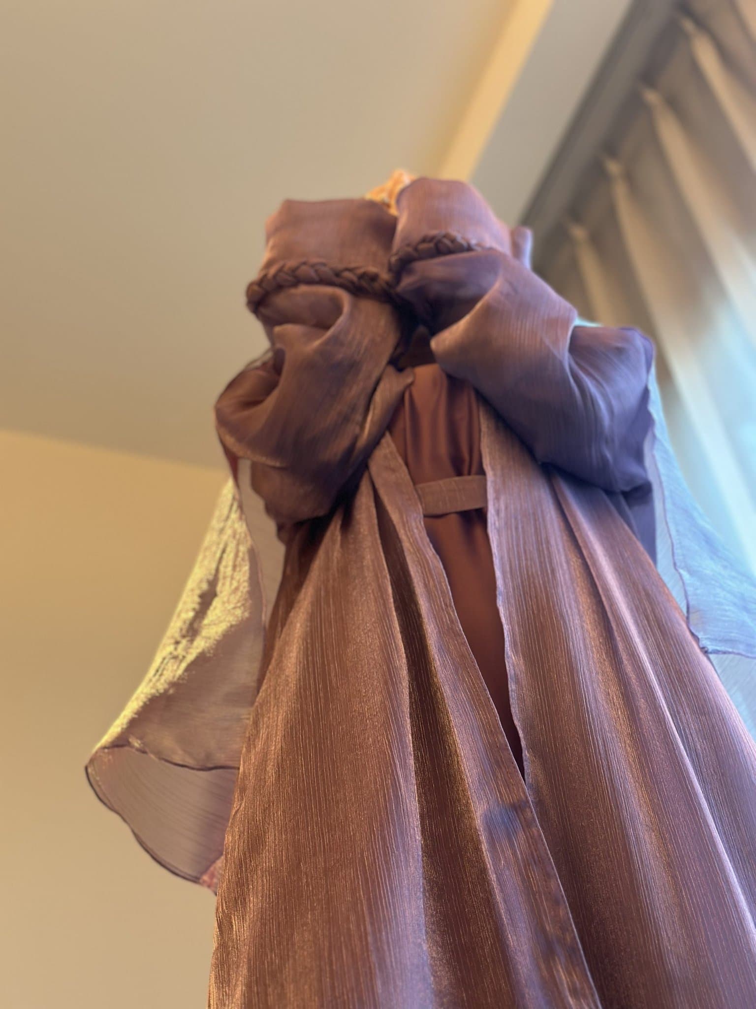 ABAYA SET : INDIANA PURPLE vue 3