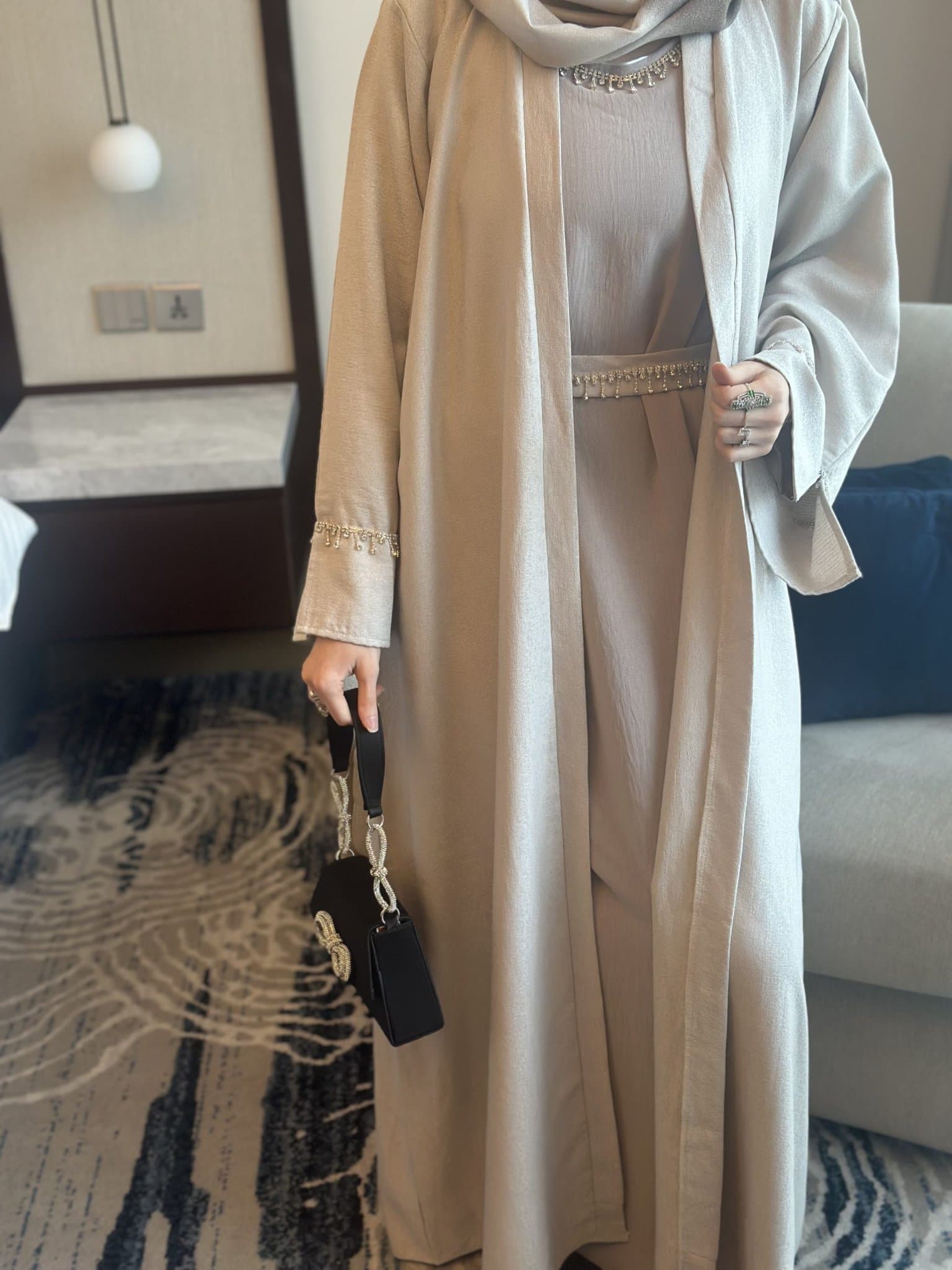 ABAYA SET : PURAMENTE ELEGANT vue 2