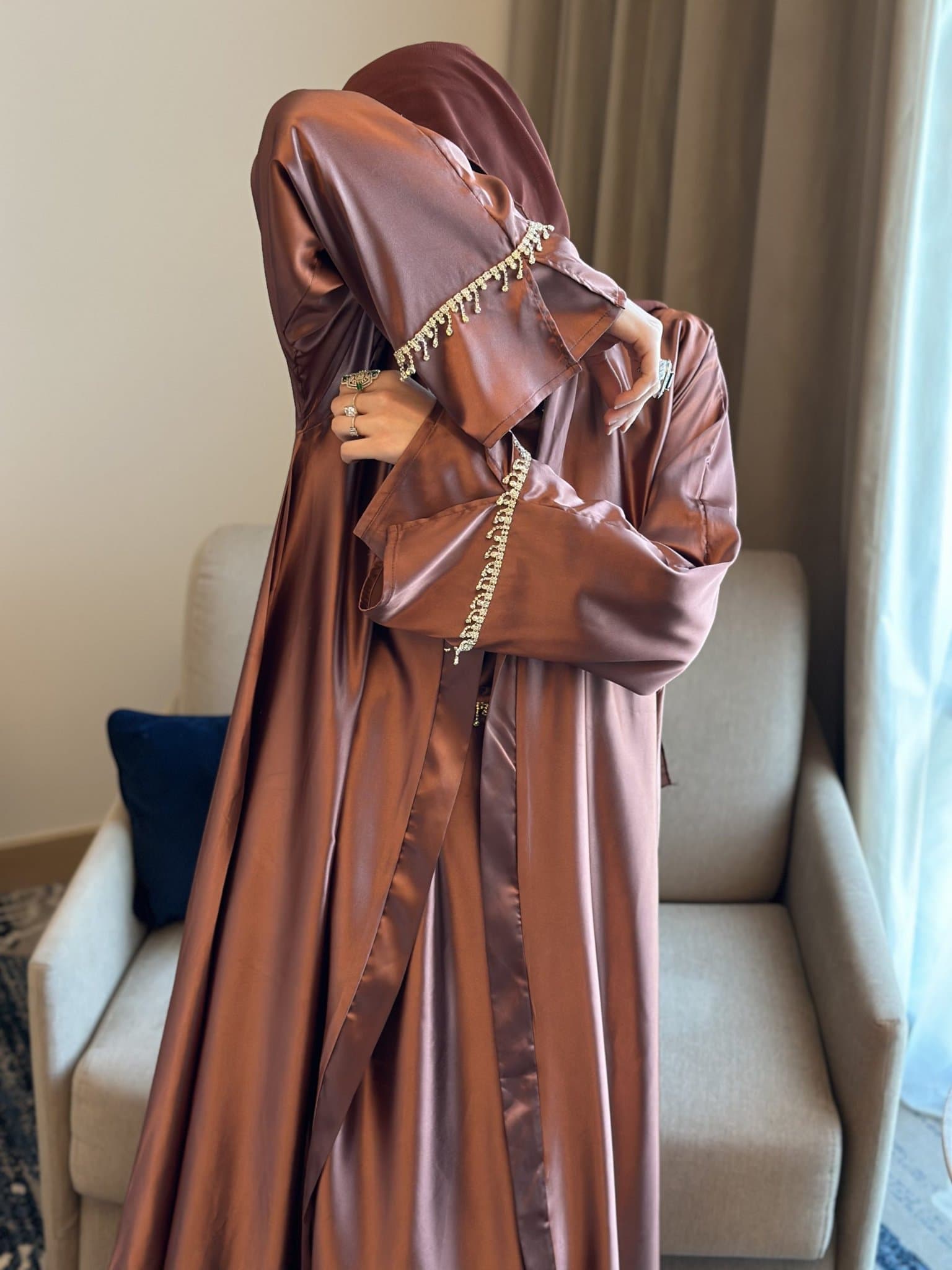 ABAYA SET : SUAVEMENT ELEGANT vue 2