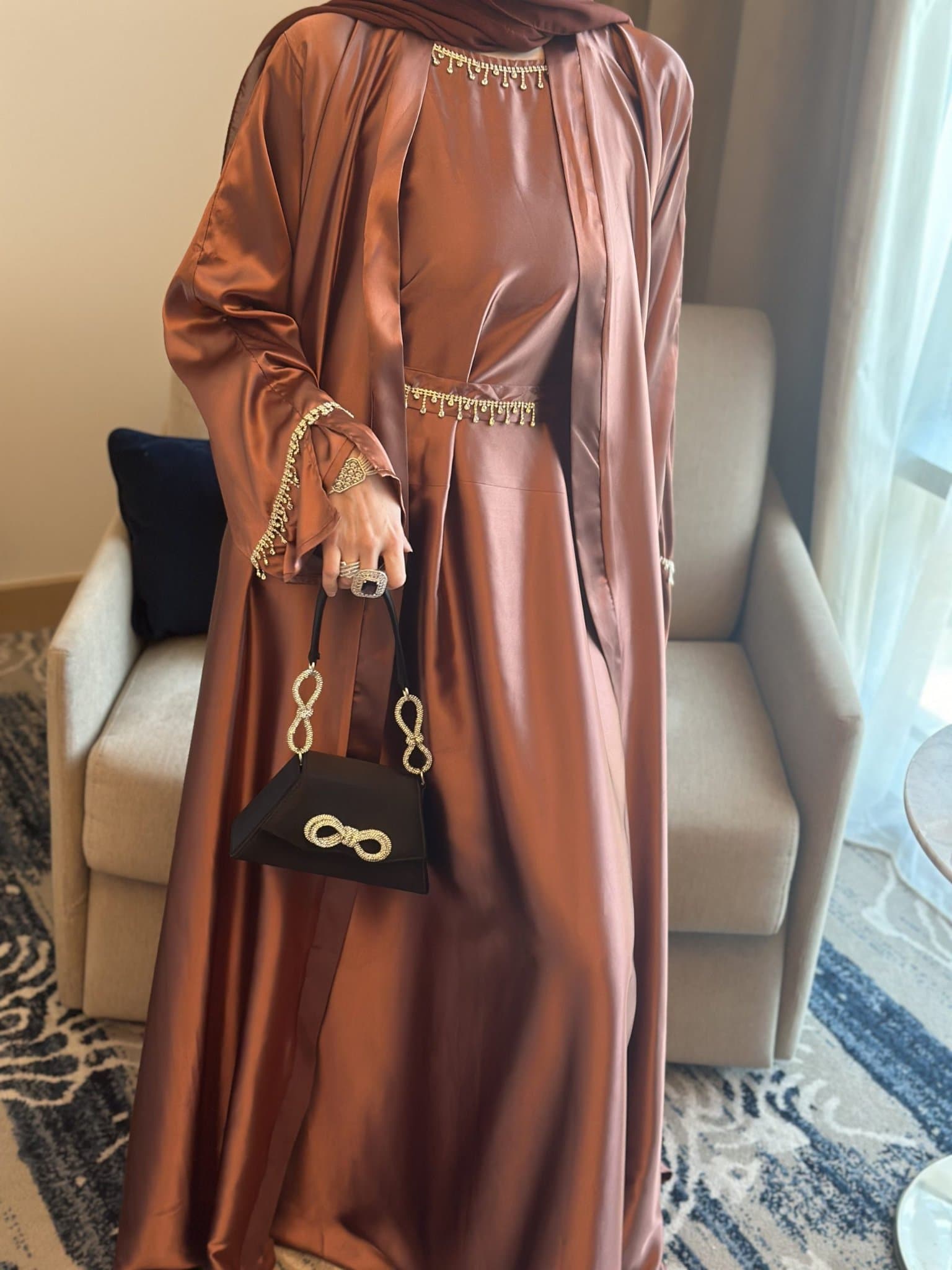 ABAYA SET : SUAVEMENT ELEGANT vue 3
