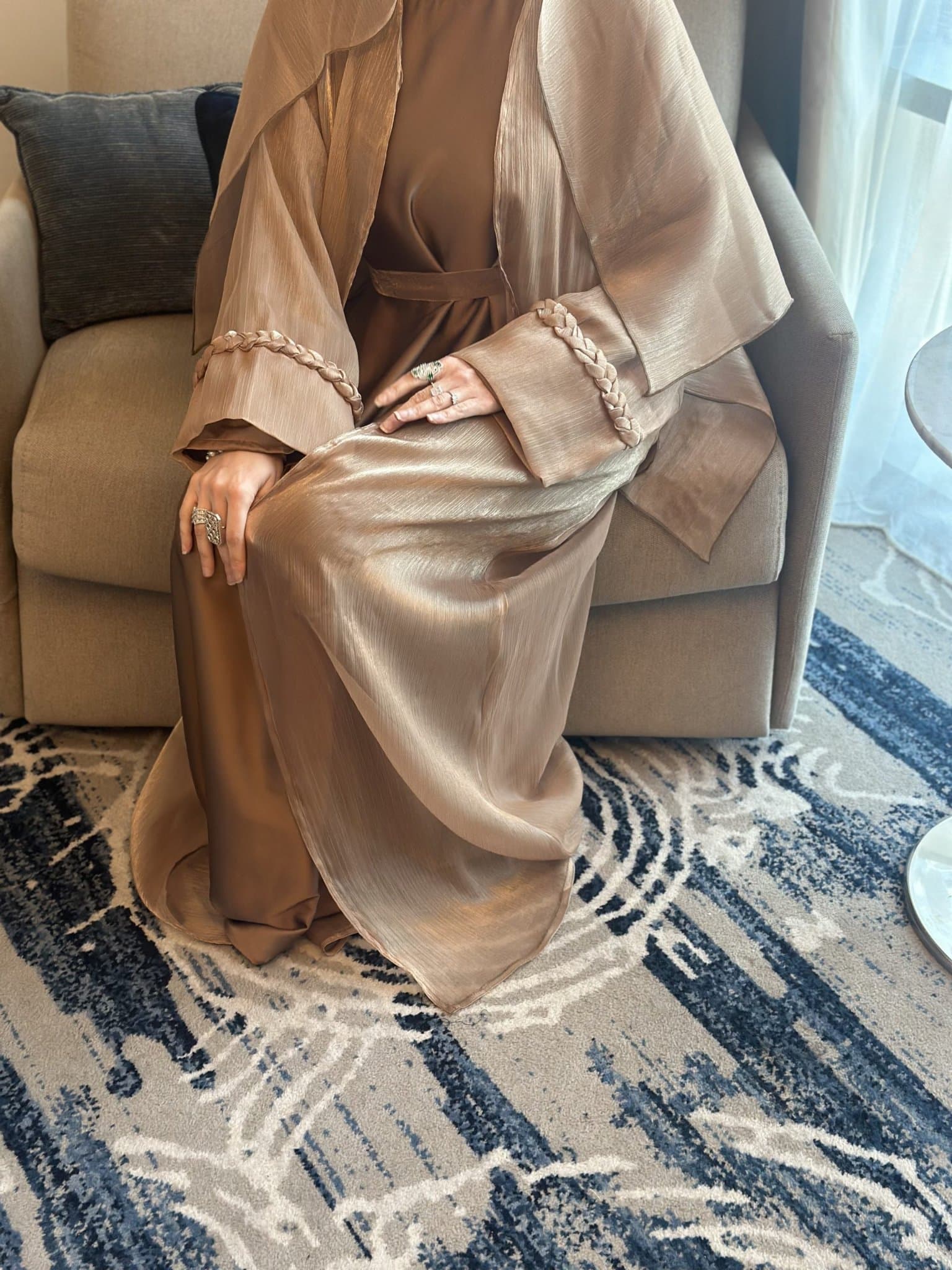 ABAYA SET : INDIANA BROWN